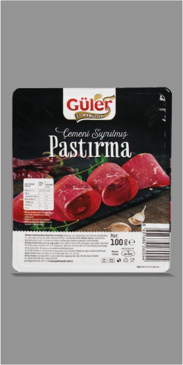 Çemeni Sıyrılmış Seçme Pastırma 100 Gr - 1