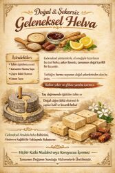 Hurma Suyu ile Tatladırılmış Şeker İlavesiz Tahin Helvası (500 GR) - 2