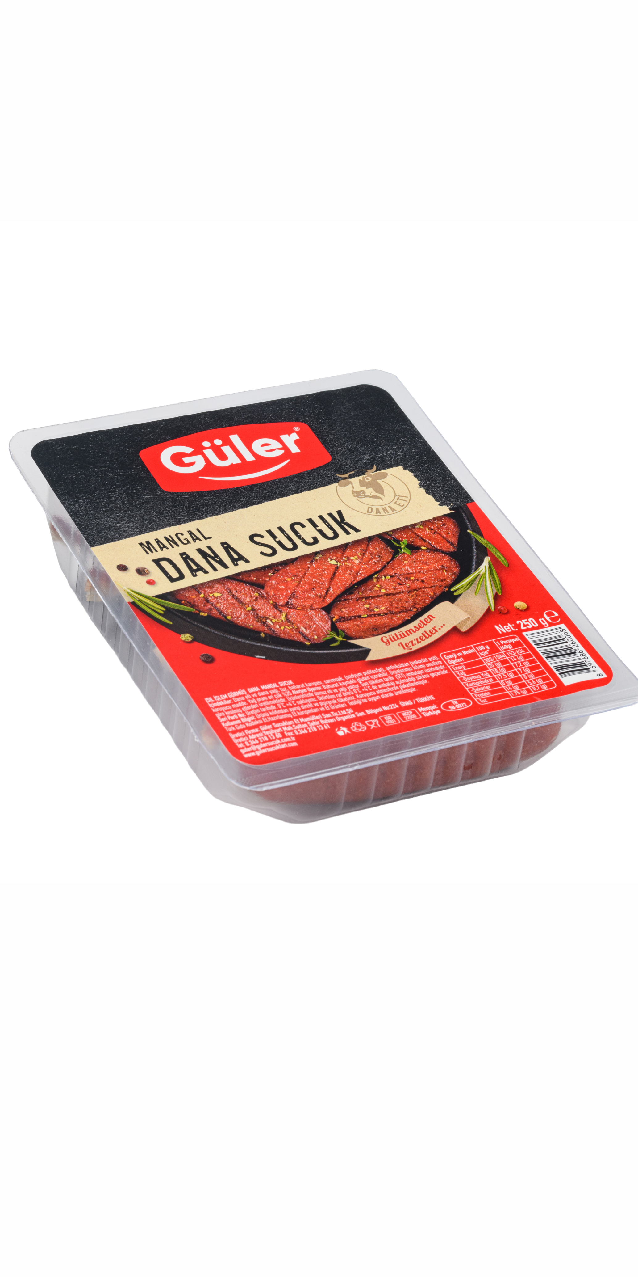 Vakumlu Mangal Sucuk 250 Gr - GÜLER
